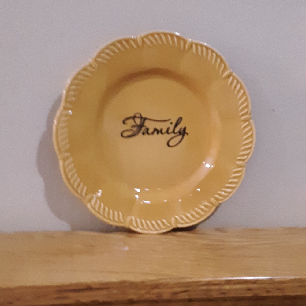 Decorative ceramic plate Simplysaid saying on